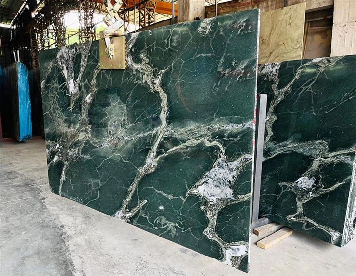 Verias Green marble slab
